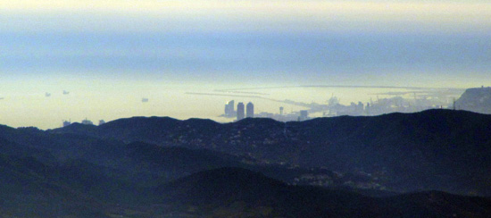 Barcelona des del Matagalls Barcelona des del Matagalls