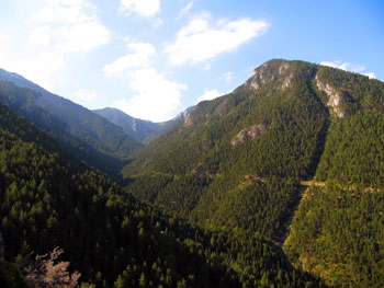 Vista des de la Roca d'Urús Vista des de la Roca d'Urús