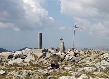 El cim del Puigpedrós El cim del Puigpedrós
