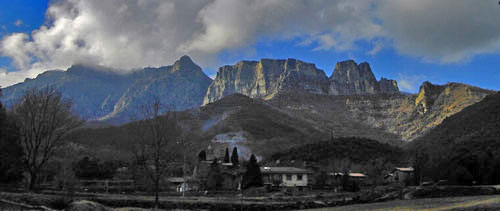 El Puigsacalm vist des de Joanetes