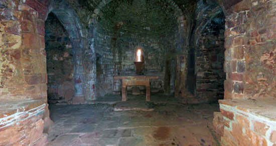 Interior de Sant Cebrià de la Mora Interior de Sant Cebrià de la Mora
