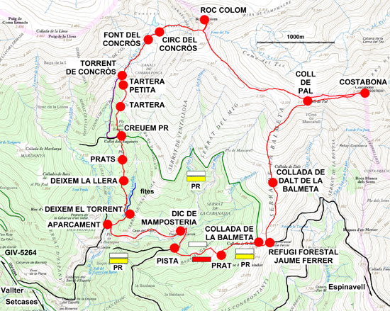 Plànol recorregut
